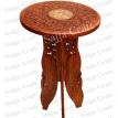 Wood carving Round Table