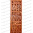 Wooden Double Flower Pot Antique Design Room Divider